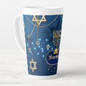 Hanoukka Latte Mug (Angle gauche)