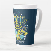 Hanoukka Latte Mug (Angle droit)