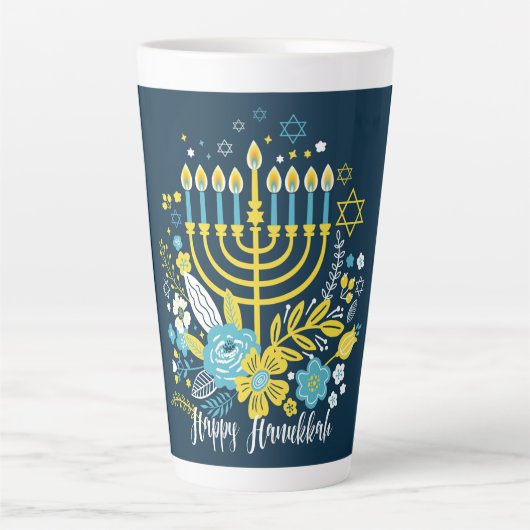 Hanoukka Latte Mug (Devant)