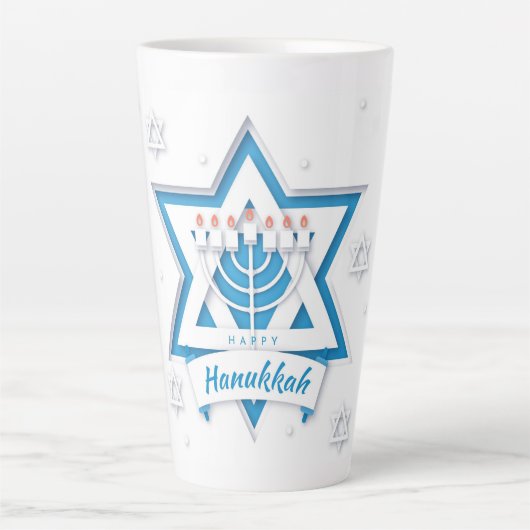 Hanoukka Latte Mug (Devant)