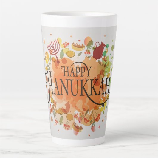 Hanoukka Latte Mug (Devant)