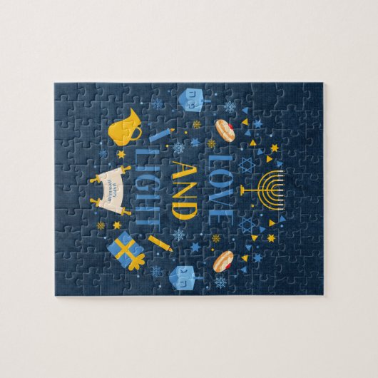 Hanoukka Love And Light Puzzle (Horizontal)