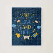 Hanoukka Love And Light Puzzle (Vertical)