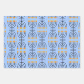 Hanoukka Menorah Abstract Design Papier S (Devant 3)