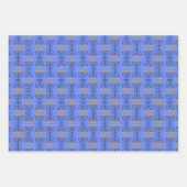 Hanoukka Menorah Abstract Design Papier S (Devant)