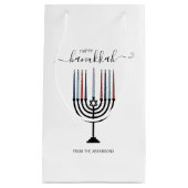 Hanoukka Menorah - Sac cadeau de vacances (Devant)