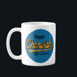 Hanoukka Mug "Happy Chanukah EST 139 BCE"<br><div class="desc">Hanoukka Mug "Happy Chanukah EST 139 BCE" Chanukah Mug. Personnalisez en supprimant, "Happy" "EST 139 BCE" Nous vous aimons, maman! Becky & Jacob", puis choisissez votre style de police préféré, taille, couleur et libellé pour personnaliser votre tasse! Créez un cadeau simple en ajoutant quelques bonbons à la tasse, enveloppez-le de...</div>
