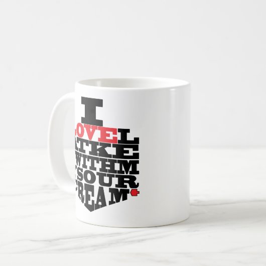 Hanoukka Mug "I Love Latkes" (Devant gauche)