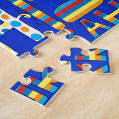 Hanoukka Puzzle pour enfants/Bl "Hanoukka is Funuk (Côté)