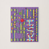 Hanoukka Puzzle pour enfants "Hanoukka is Funukkah (Vertical)