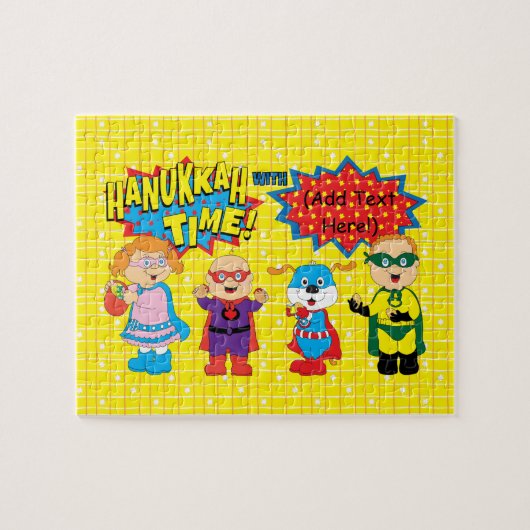 Hanoukka Puzzle Super Hanoukka Heroes (Horizontal)