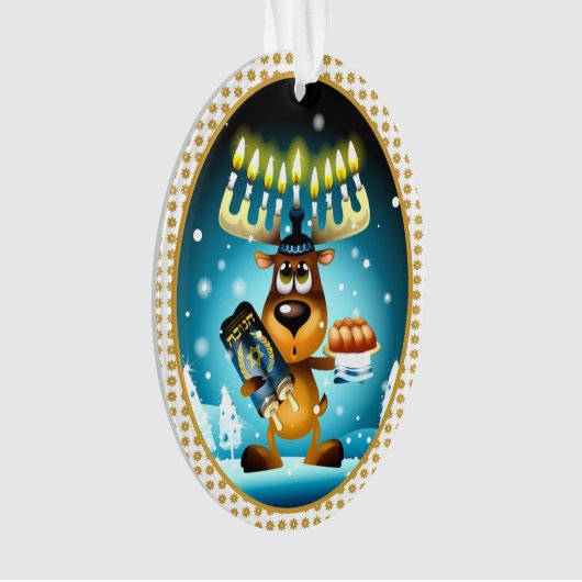 Hanoukka Reindeer célèbre Chrismukkah (devant)