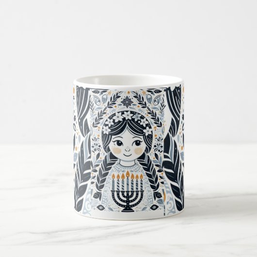 Hanoukka Sameach Glow Mug : Sip in the Spirit of C (Centre)