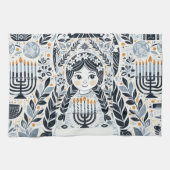 Hanoukka Sameach Llow Kitchen Serviettes : Infuse (Horizontal)