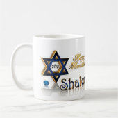 Hanoukka Shalom mug (Gauche)