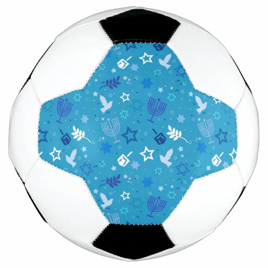 Hanoukka Stars Soccer Ball (Devant)
