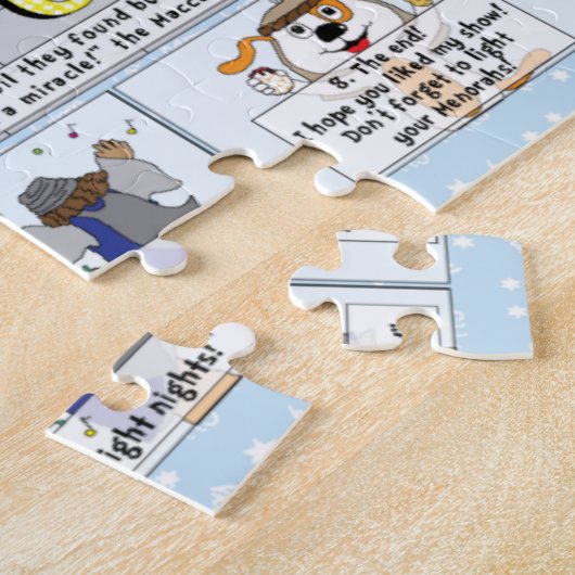 Hanoukka Story Puzzle 11 x 14 pièces surdimensionn (Côté)