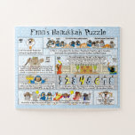 Hanoukka Story Puzzle 11 x 14 pièces surdimensionn<br><div class="desc">Hanoukka/Chanukah Puzzle "L'histoire Hanoukka de Zeevie" Personnalisez ce puzzle "L'histoire Hanoukka" en supprimant "Le puzzle Hanoukka de Finn" et en le remplaçant par votre propre message spécial. Choisissez votre style de police préféré, la taille et la couleur! Le design et le texte peuvent être redimensionnés et ajustés pour s'adapter à...</div>