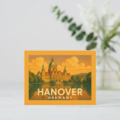 Hanover Germany City Art Briefkaart (Staand voorkant)