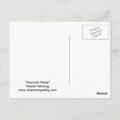 Hanover Horse Art Briefkaart (Achterkant)