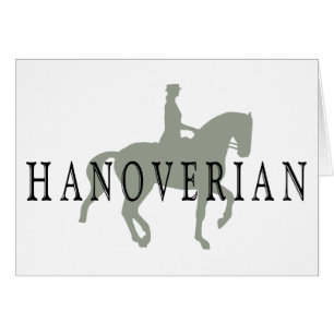 HANOVERIAN avec le cheval et le cavalier de
