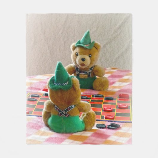 Hans and Yodel Fleece Deken (Voorkant)