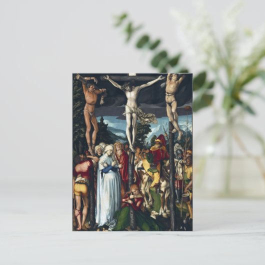 Hans Baldung Grien Het kruisbeeld van Christus Briefkaart (Staand voorkant)
