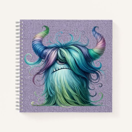 Hans - Carnet de spirale monstre à oeil unique (Devant)