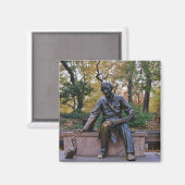 Hans Christelijk Andersen, Central Park, NYC Magneet (Voorkant / Achterkant)