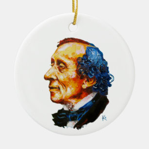 Hans Christelijk Andersen schilderij Keramisch Ornament