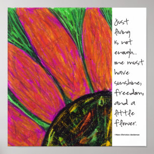 Hans Christelijk Anderson Quote Poster