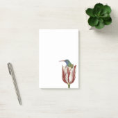 Hans de kolibrie in een tulp Post-it note pad (Kantoor)