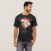 Hans Gruber heeft een Yippee Kay Ay kerstman die h T-shirt (Voorkant volledig)