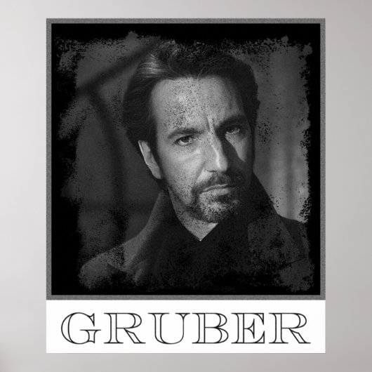 Hans Gruber Poster (Voorkant)