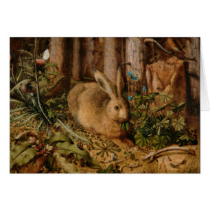 Hans Hoffmann A hare in het bos