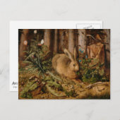 Hans Hoffmann A hare in het bos Briefkaart (Voorkant / Achterkant)