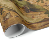 Hans Hoffmann Een haas in het bos  kunst Cadeaupapier (Rol Hoek)