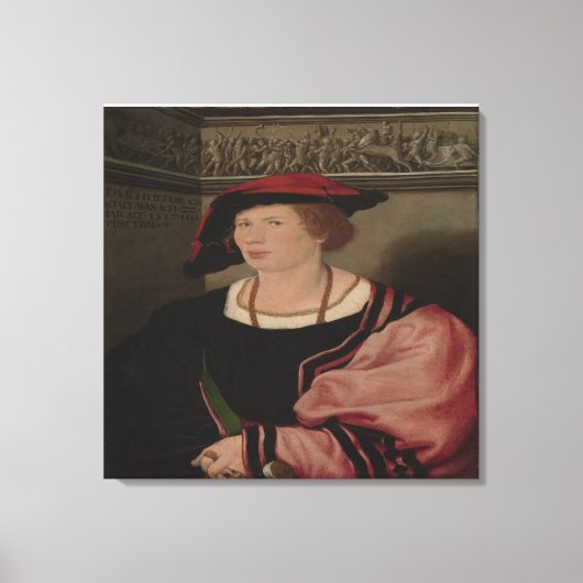 HANS HOLBEIN Benedikt von Hertenstein Canvas Afdruk (Voorkant)