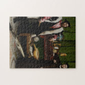 Hans Holbein de Younger - de ambassadeurs Legpuzzel (Horizontaal)