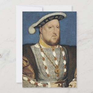 Hans Holbein de Younger - Portret van Henry VIII Kaart