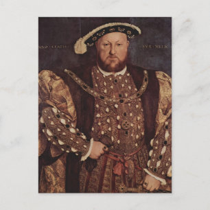 Hans Holbein het jongere portret van Henry VIII Briefkaart