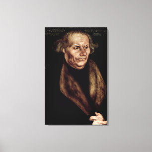 Hans Luther , vader van Martin Luther Canvas Afdruk