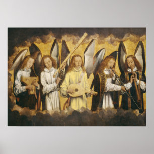 Hans Memling , een angels voor muzikanten Linker Poster