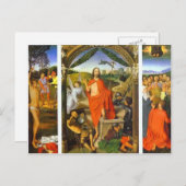 Hans Memling - Triptych van de reurrectie Briefkaart (Voorkant / Achterkant)