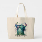 Hans - Monster Canvas tas met één oog (Achterkant)