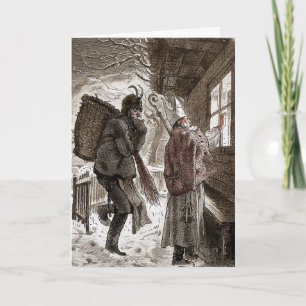  Hans Trapp en St. Nick kerstkaart Feestdagen Kaart