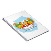 Hansa Puttuwa – Two Entwined Swans Notitieboek (Rechterzijde)