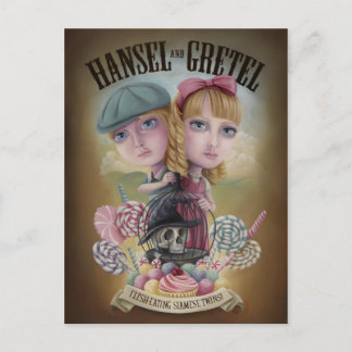 Hansel en Gretel briefkaarten