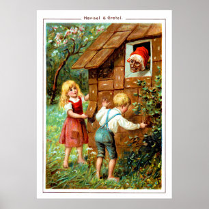 Hansel en Gretel  Fairy Tale Poster