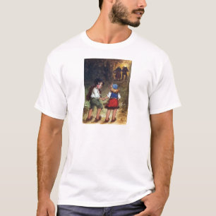 Hansel en Gretel Head in de Bossen T-shirt